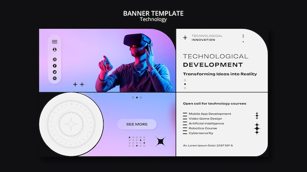 Technology template design