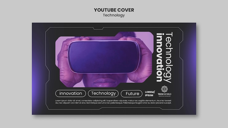 Free PSD technology template design