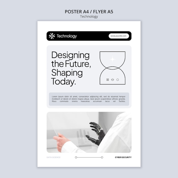 無料PSD テクノロジーのテンプレート設計