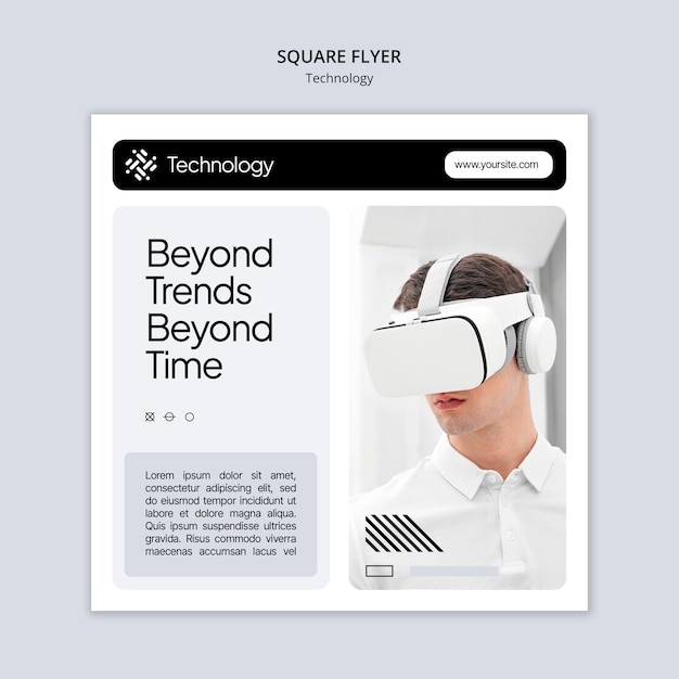 Technology template design