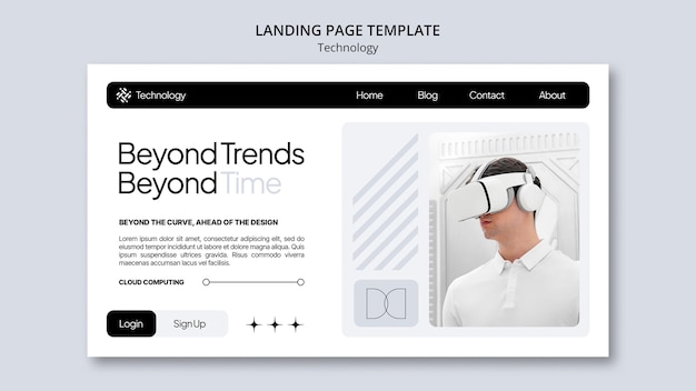 technology template design