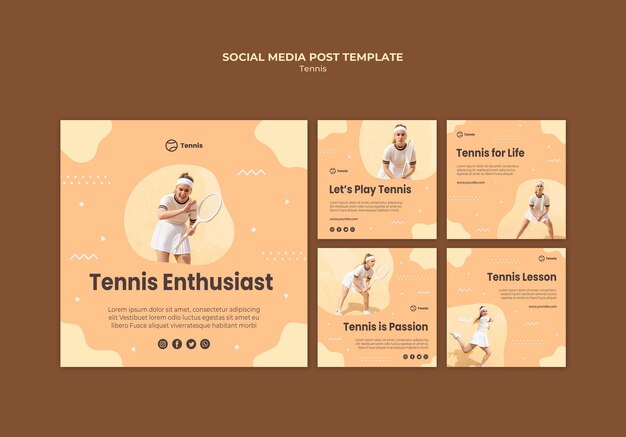 Теннисная концепция социальной сети