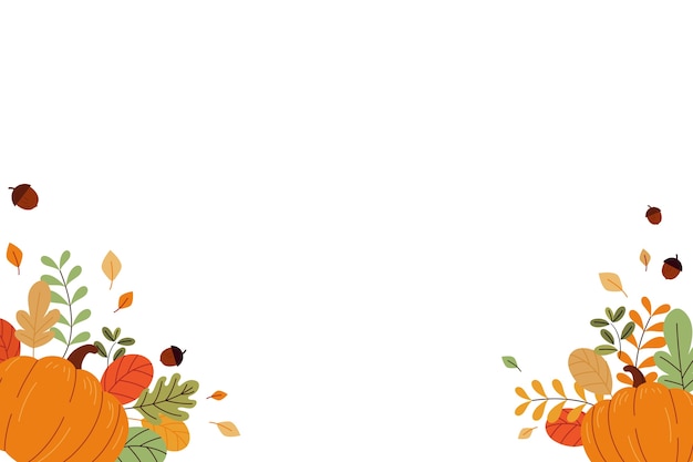 Free PSD thanksgiving pumpkins isolated