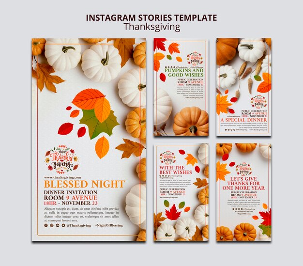 Thanksgiving template design