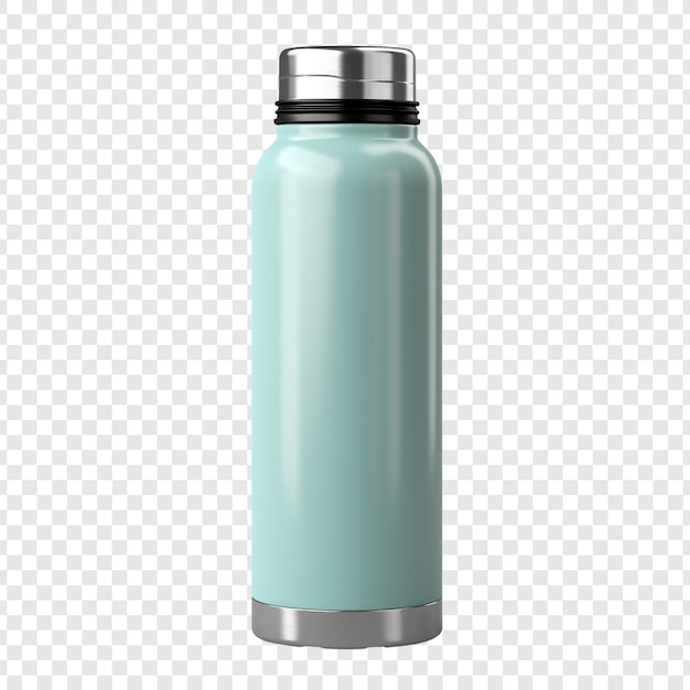 Thermos bottle isolated on transparent background