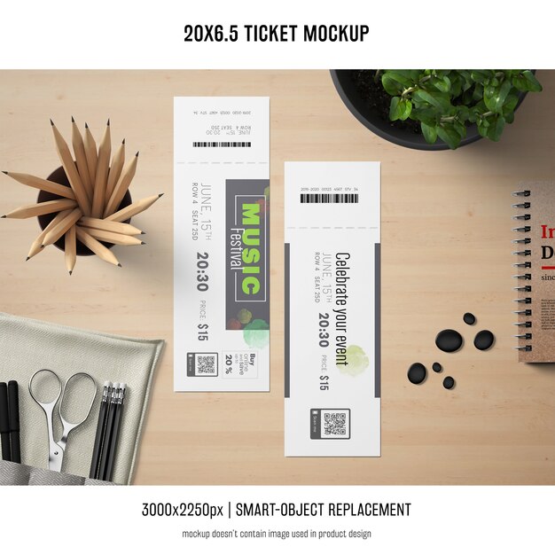 Ticket Mockup