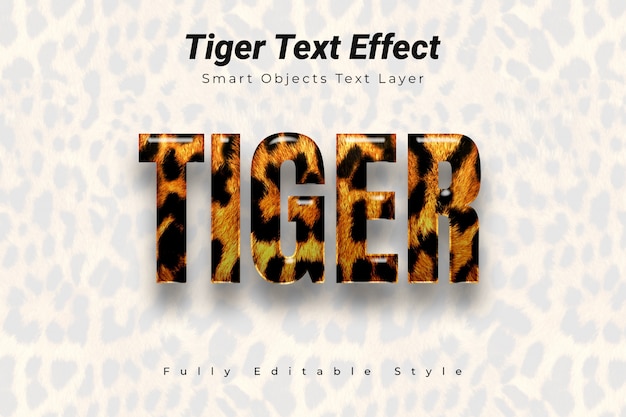 Tiger text effect