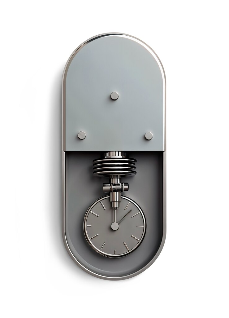 Free PSD time machine isolated
