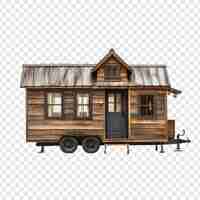 Free PSD tiny house isolated on transparent background