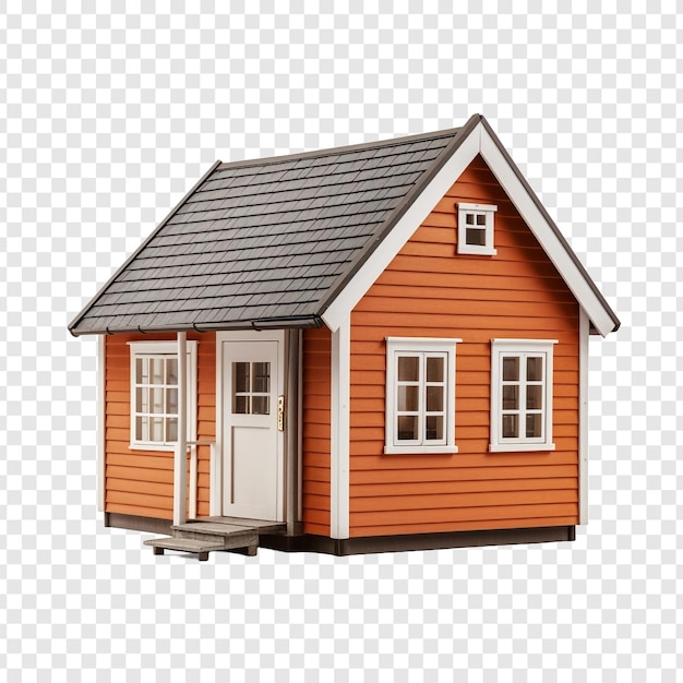 Free PSD tiny house isolated on transparent background