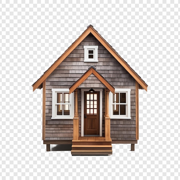 Free PSD tiny house isolated on transparent background
