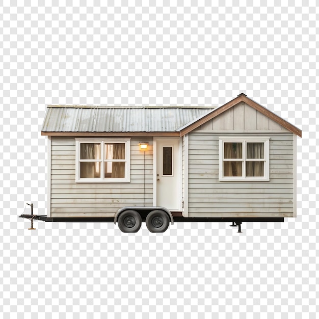 Tiny house isolated on transparent background