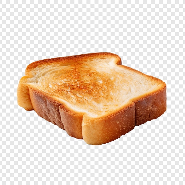 Toast isolato su sfondo trasparente