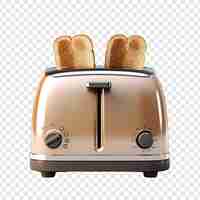 Free PSD toaster isolated on transparent background