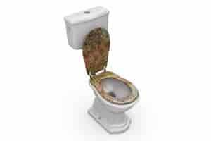 Free PSD toilet mockup