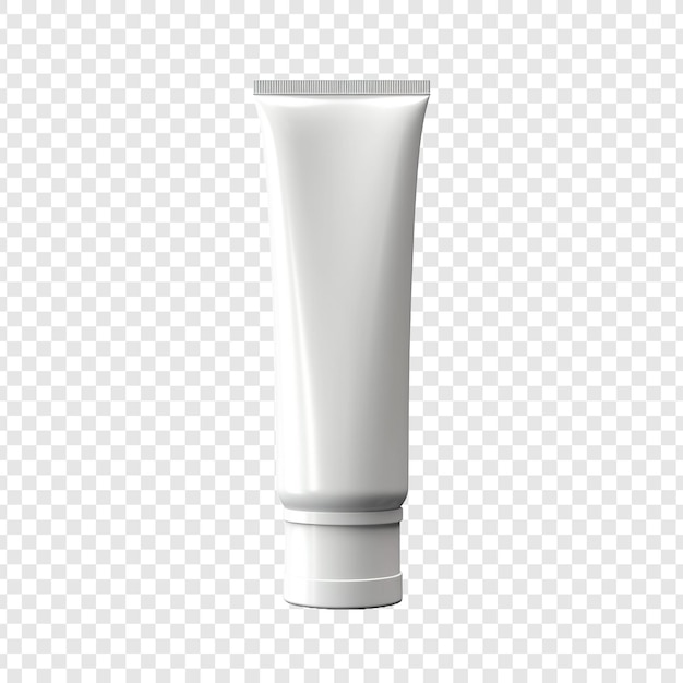 Toothpaste or cream in tube isolated on transparent background