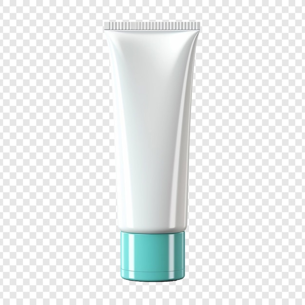 Бесплатный PSD Зубная паста или крем в трубке, изолированной на прозрачном фоне