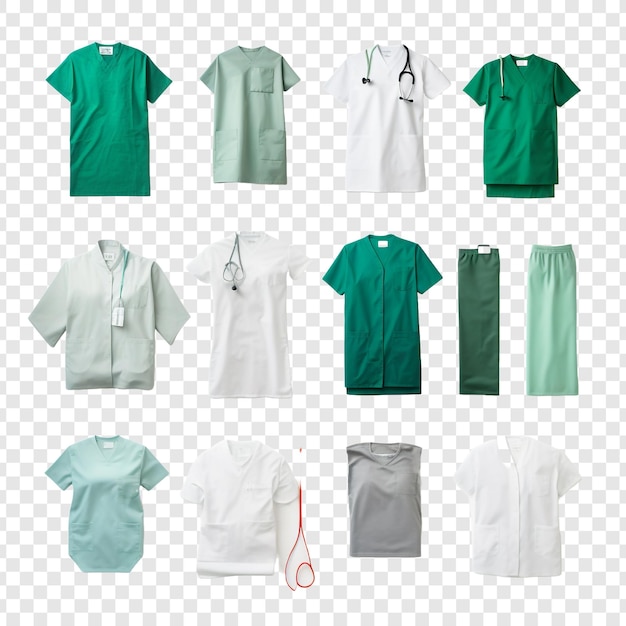 Top Down View of Medical Clothing Free PSD – Download for PSD