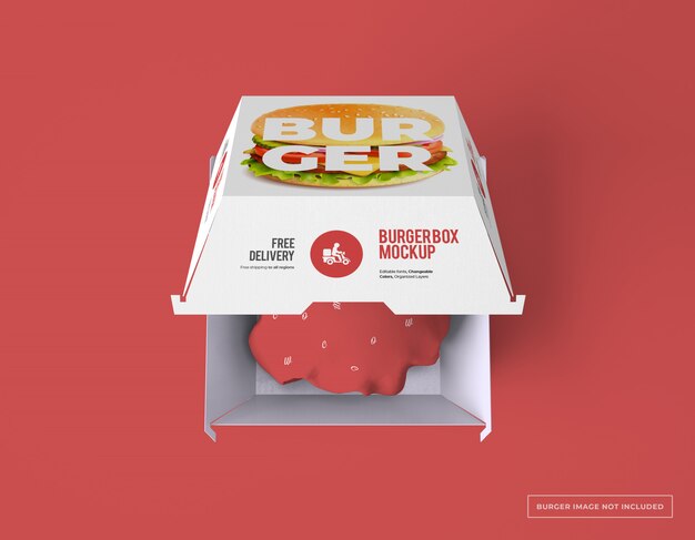 Download Burger Box Mockup Psd 90 High Quality Free Psd Templates For Download