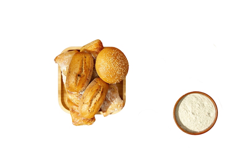 無料PSD トップビュー 美味しい焼き物 静物