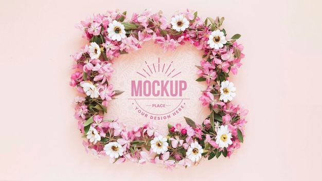 Download Free Psd Beautiful Florist Concept Mock Up