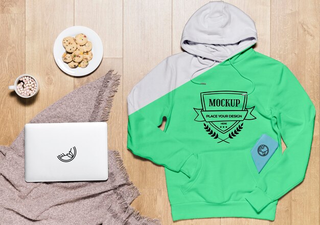Download Premium Psd Embroidered Logo Mockup In Hoodie PSD Mockup Templates