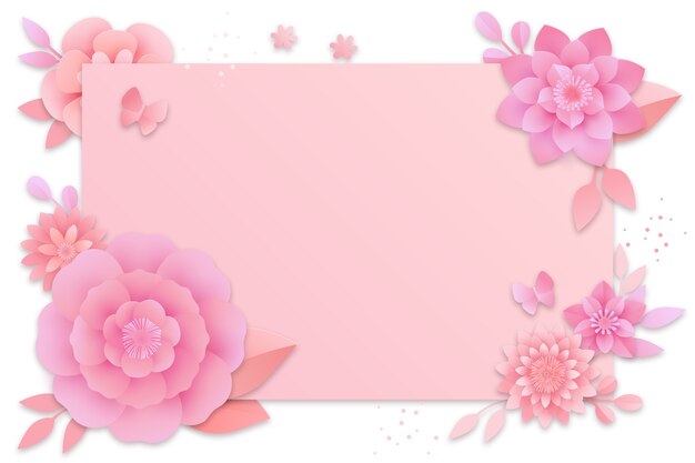 上面図ピンクの花のアレンジメント