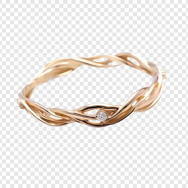 Torc jewellery isolated on transparent background