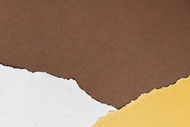 Torn paper background mockup psd earth tone handmade craft