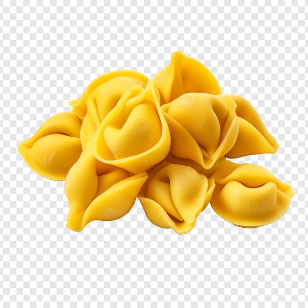 Tortellini isolati su sfondo trasparente