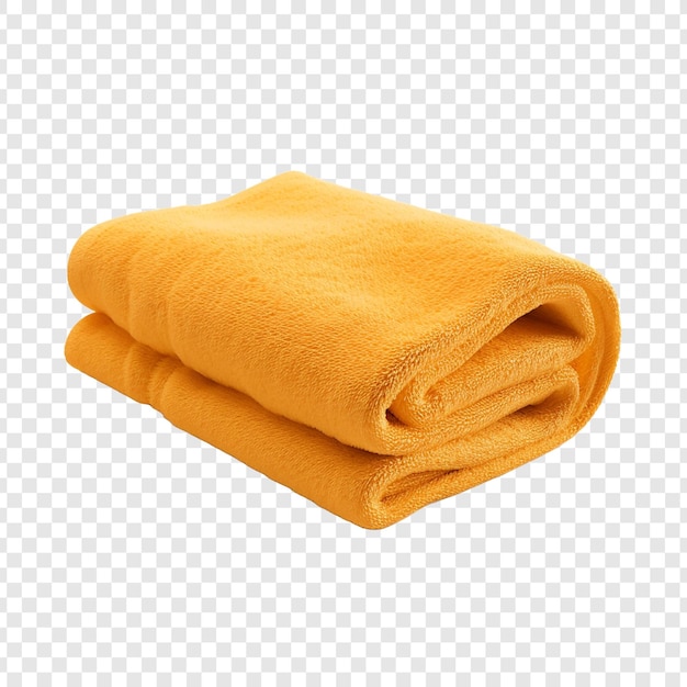 Free PSD towel isolated on transparent background