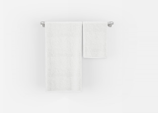 towels on towel rack