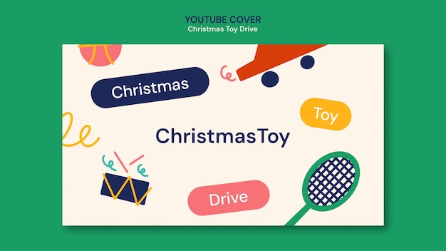 Free PSD toy drive template design