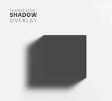 Free PSD transparent object drop shadow template