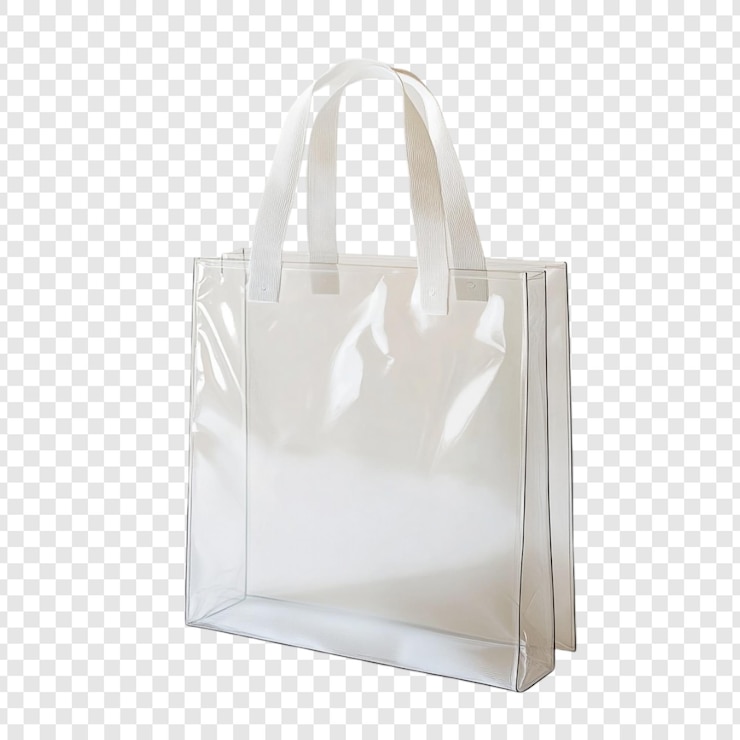 無料PSD 透明 な トート バッグ 透明 で 多様 な ファッション アクセサリー