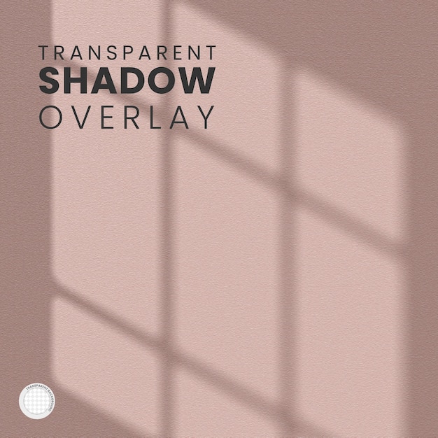 Free PSD transparent window shadow overlay template