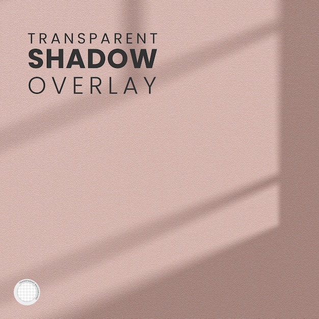 Бесплатный PSD Шаблон наложения прозрачной тени окна