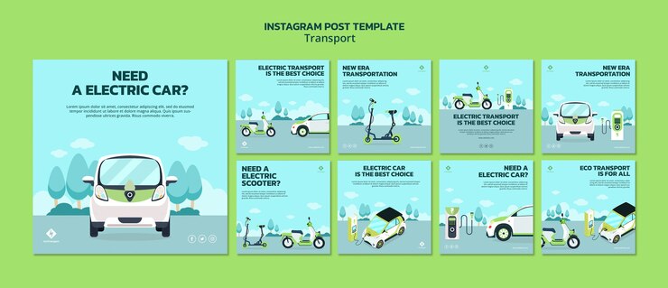 Free PSD transport template design