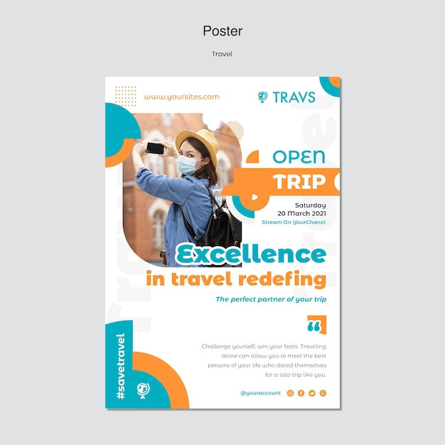 Travel poter template
