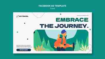 Free PSD travel template design