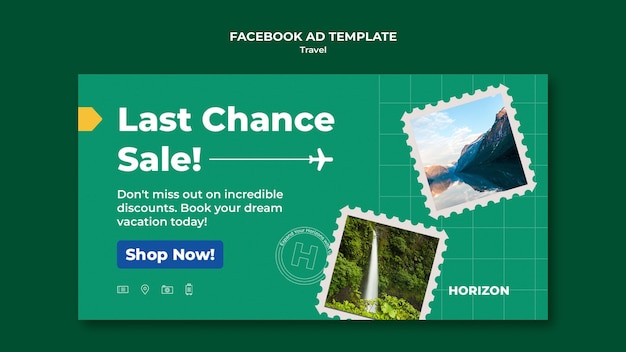 Free PSD travel  template design