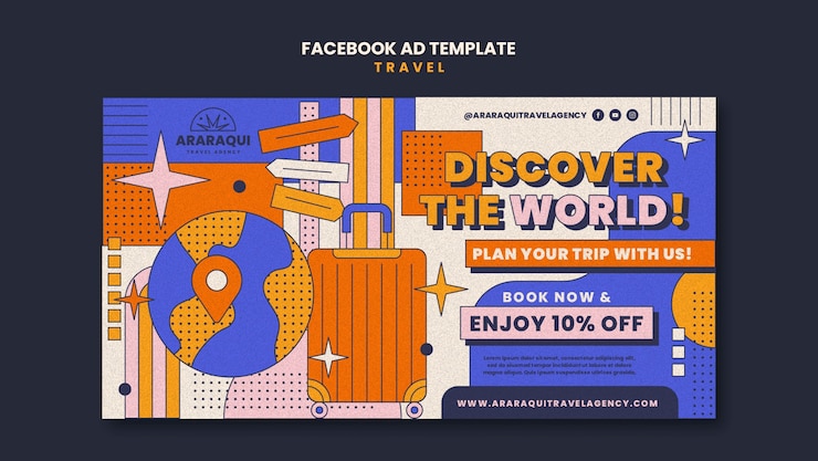 無料PSD 旅のテンプレートデザイン