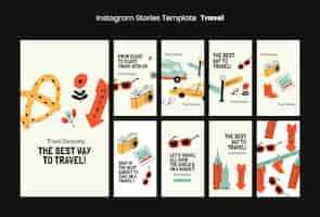 Free PSD travel  template design