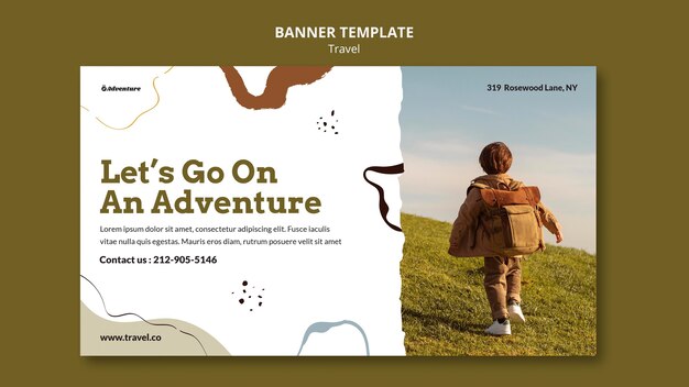 Travel the world banner