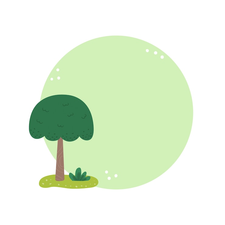 Free PSD tree illustration design
