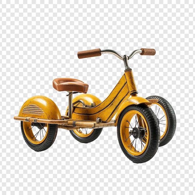 Free PSD tricycle isolated on transparent background