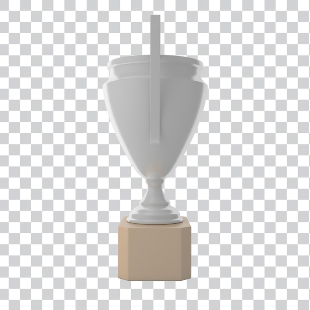 Free PSD trophy side view