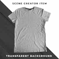 Free PSD tshirt object transparent psd