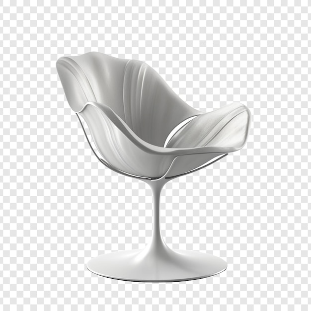 Free PSD tulip chair isolated on transparent background