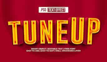 Free PSD tuneup text style effect